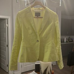 Beautiful soft yellow banana republic blazer
